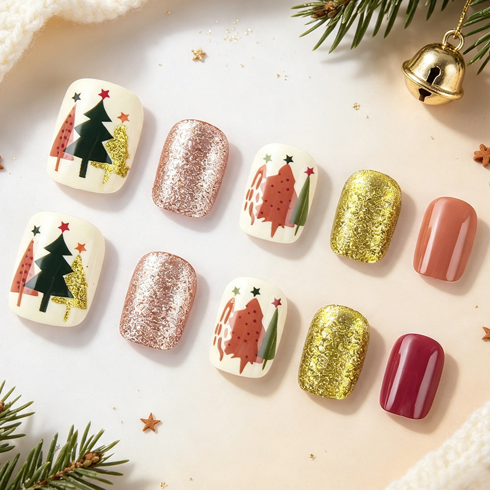 Saisonales Wald-Themen-Nagelkunst-Set Brehn