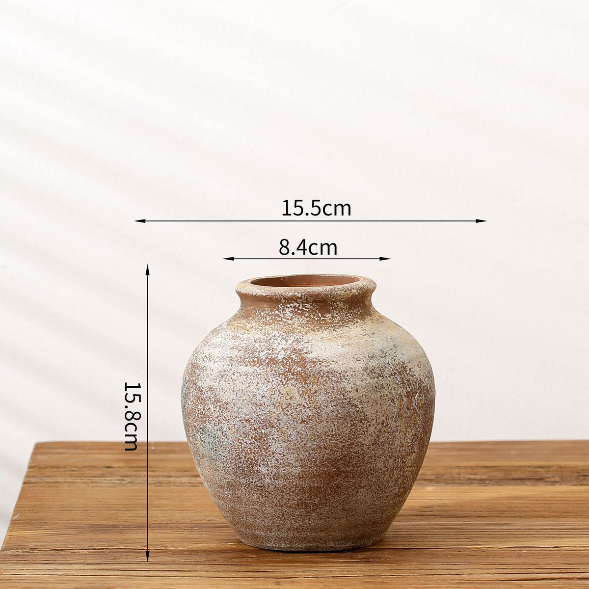 Handgefertigte Terrakotta Vase Brehn