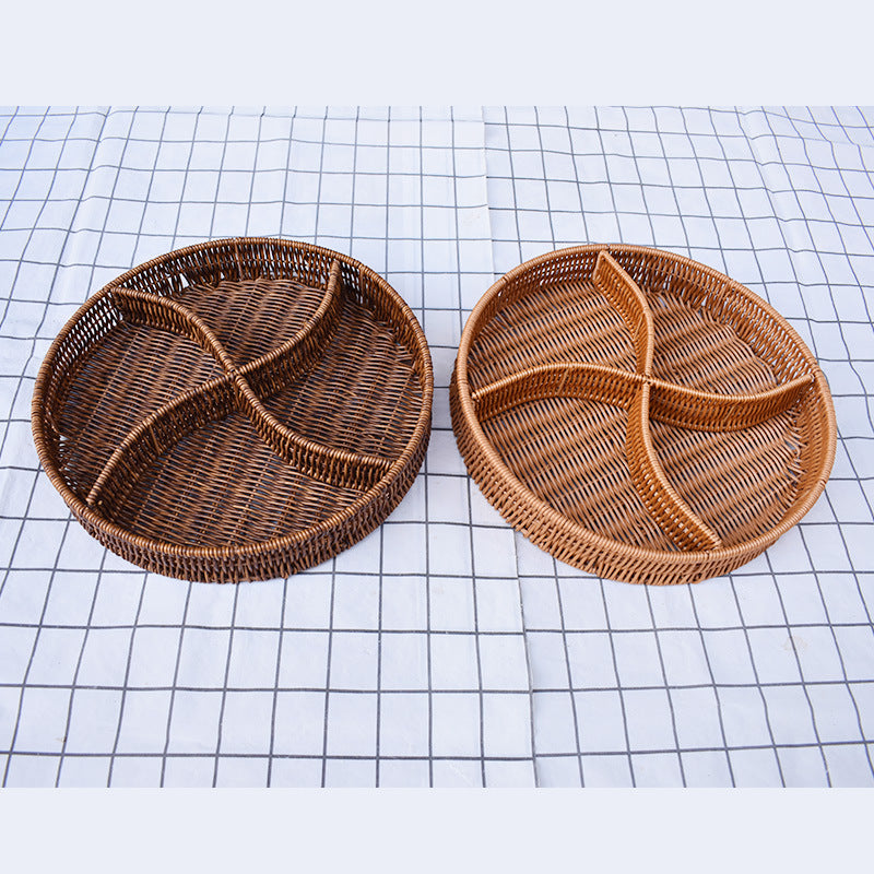 Artisan Woven Serving Platter Brehn