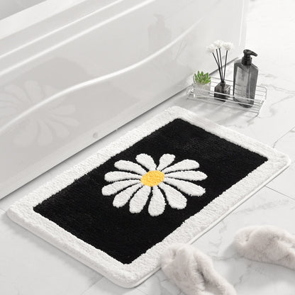 Floral gemusterte plüsch Badevorleger Brehn