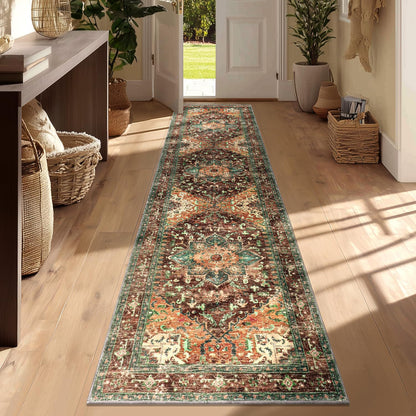 Vintage-inspirierter Läufer Teppich