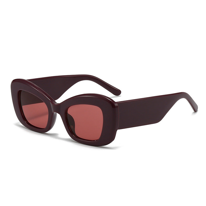 Damen Modische oversized Sonnenbrille im modernen Design Brehn