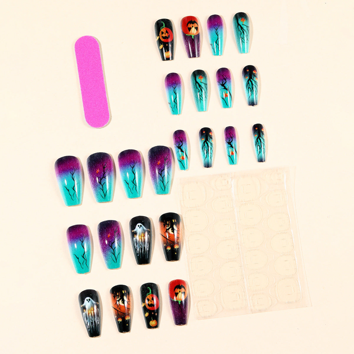 Halloween-Themen 3D Acryl-Nageldesign Set Brehn 1789713451