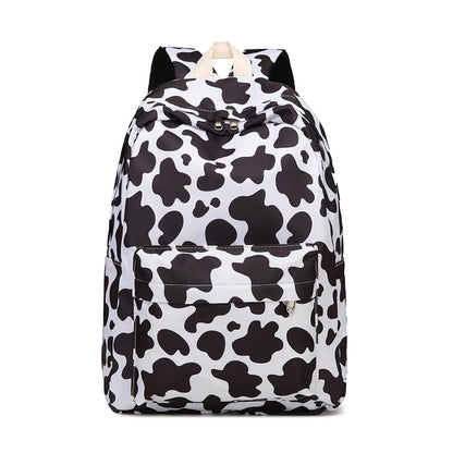 Stylische Kuhflecken-Rucksack- und Zubehörset Brehn
