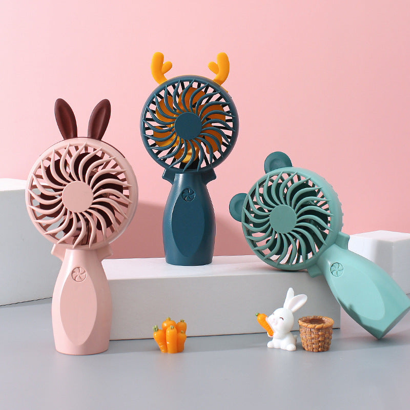 Unisex Cute Floral Design Desk Fan Brehn