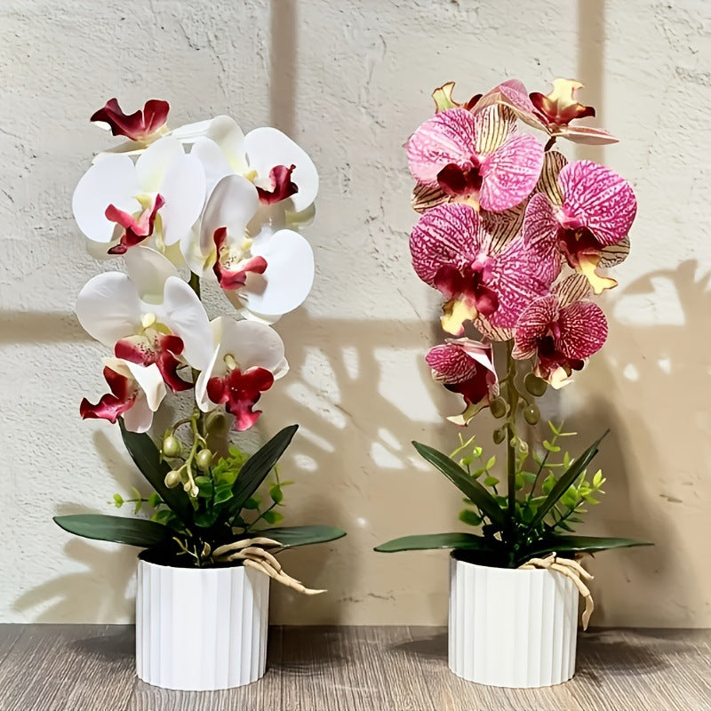 Künstliche Orchideenpflanzenarrangement 1790480695 für die Innenraumdekoration
