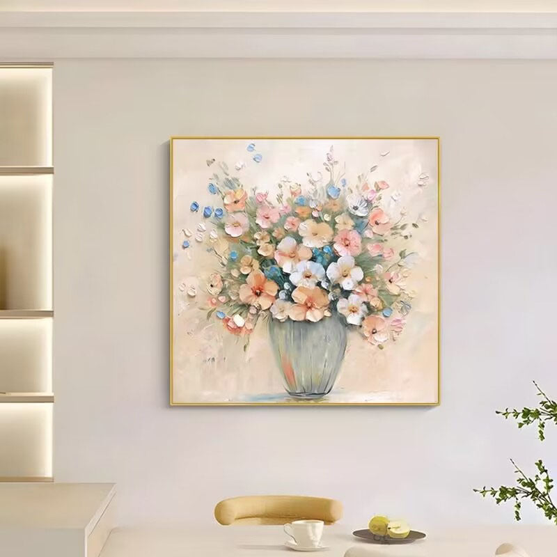 Florales Stillleben Leinwandkunstwerk