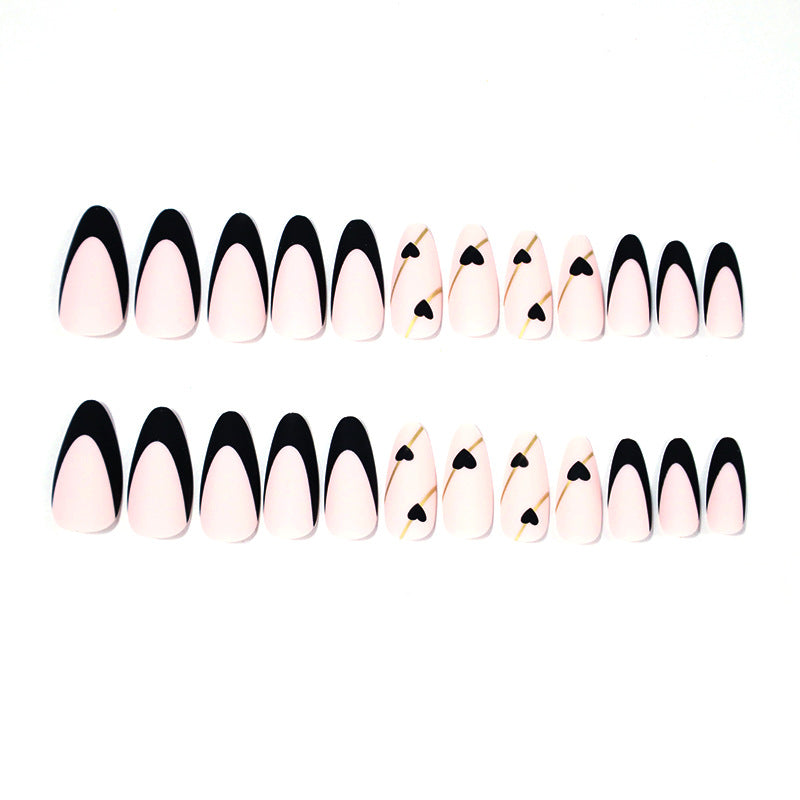 Heart-Accent Stiletto Nagelvergrößerungen Brehn