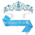 Damen Hochzeits-Tiara mit personalisiertem Band Brehn