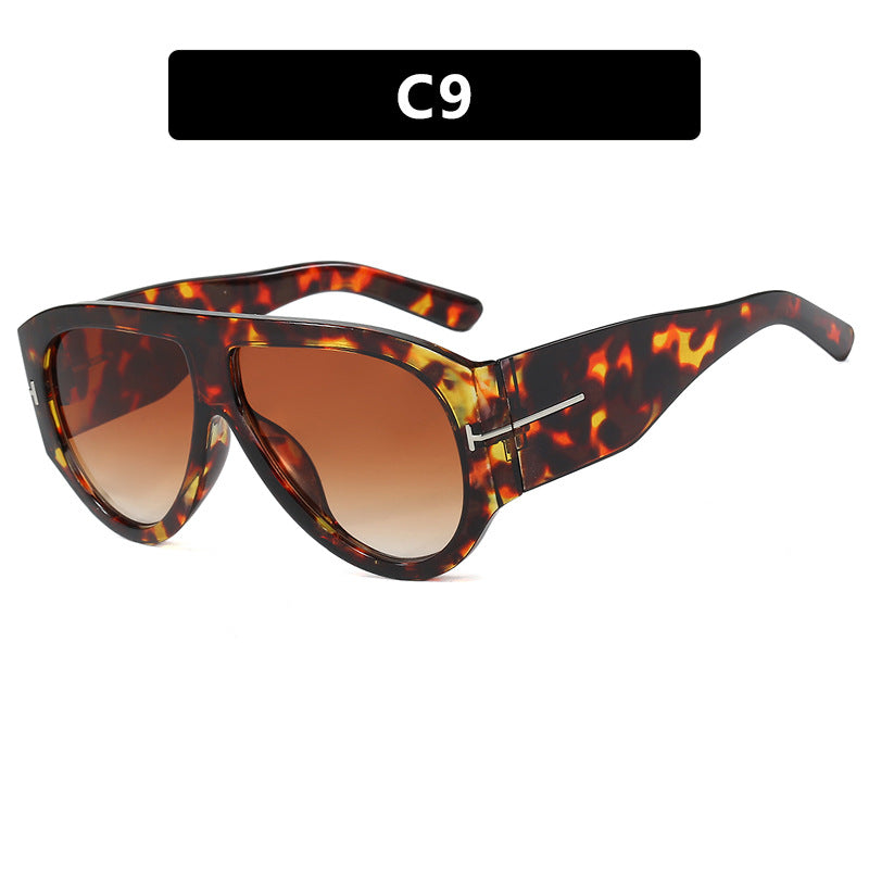 Damen modische oversized Sonnenbrille im Retro-Stil Brehn