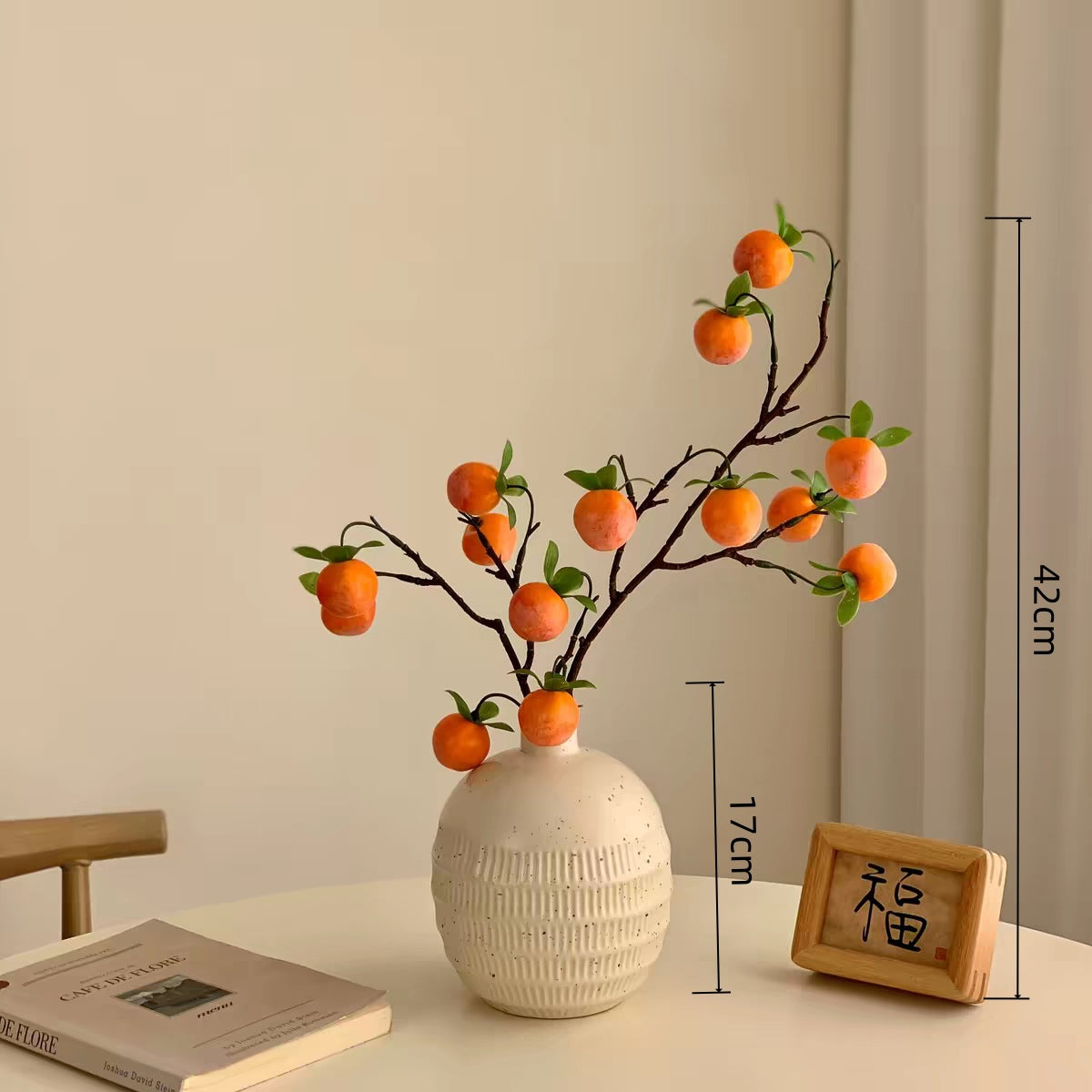 Dekorative Faux Mandarin Zweig