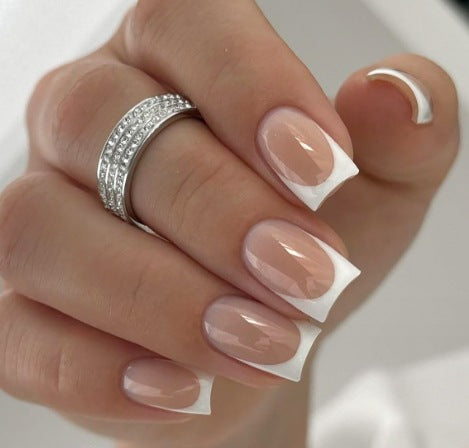 Elegante französische Spitzen-Acryl-Nagelverstärkungen Brehn 1789915301