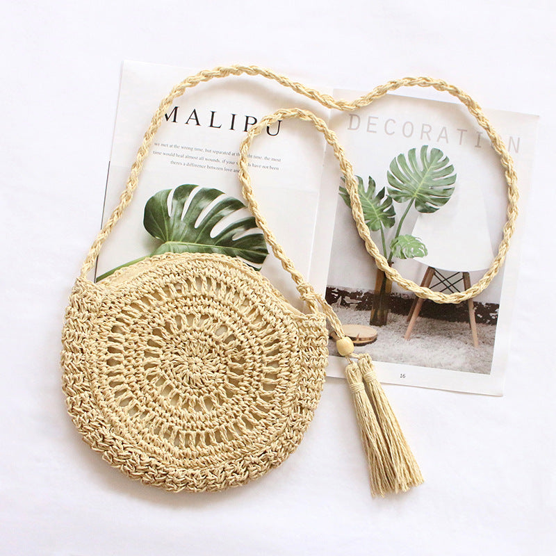 Handgefertigte Rattan Tasche Brehn