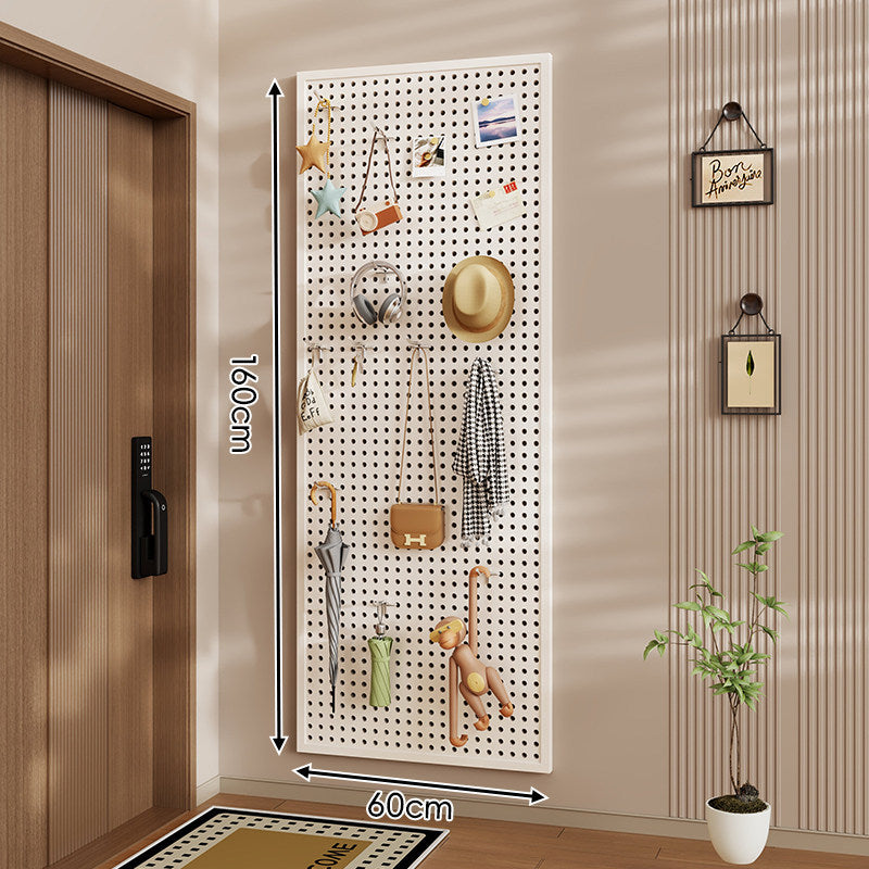 Wandanag perforiertes Lochboard-Organizer-Panel Großes Quadrat mit modularen Haken und Zubehör