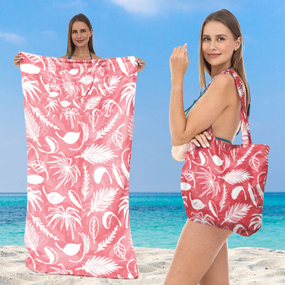 Strandtuch mit eleganten floralen Mustern Brehn