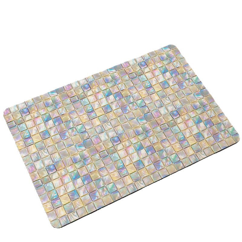 Luxuriöse Mosaikdesign-Badezimmermatte Brehn