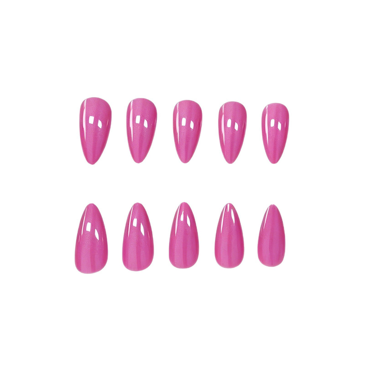 Glänzende Stiletto-Nagelverzierungen Brehn