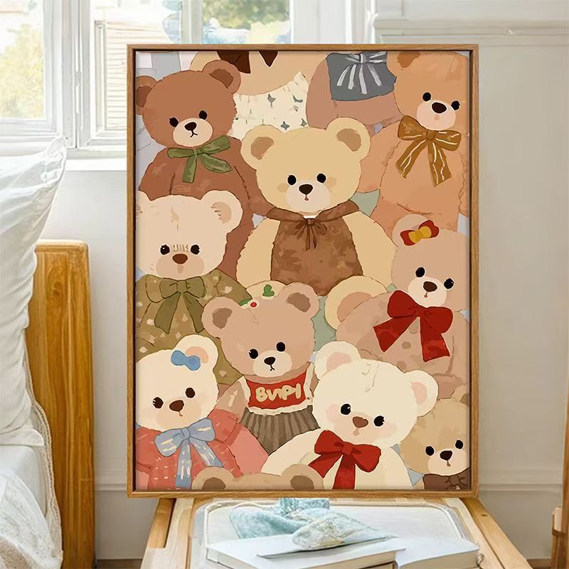 Niedliche Bären-Themen dekorative Wandkunst Brehn