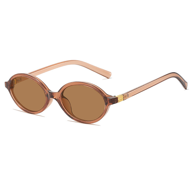 Vintage-inspirierte ovale Fassung Brille Brehn