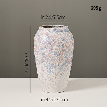Künstlerische glasierte Keramikvase
