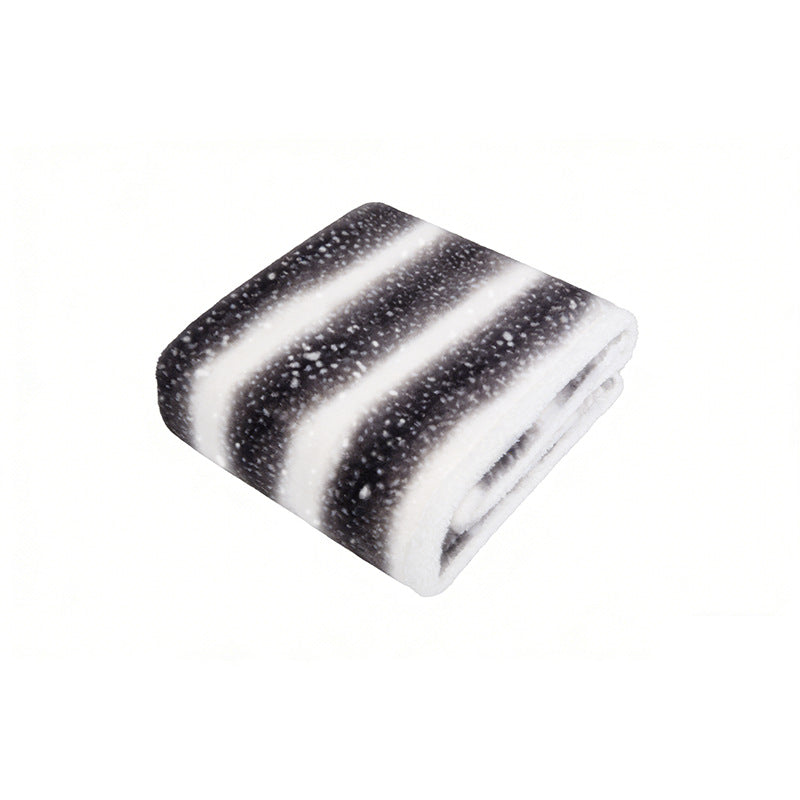 Damen Flauschige Kuscheldecke mit modernem Muster Brehn