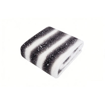 Damen Flauschige Kuscheldecke mit modernem Muster Brehn