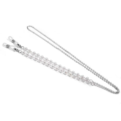 Elegante Perlen Brille Kette Brehn