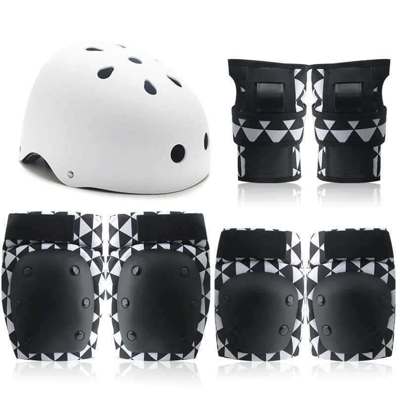 WoSafety Skatehelm und Schutzausrüstungsset Brehn