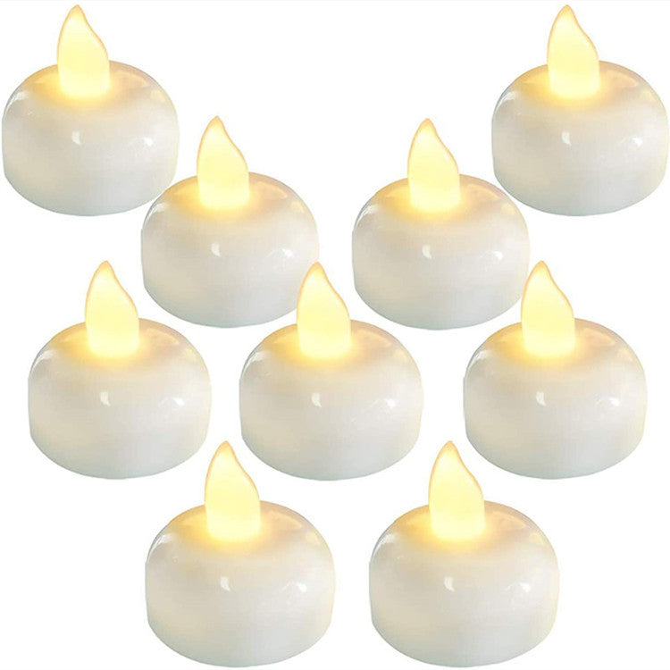 Schwebendes LED Teelichtkerzen-Set für Glasvasen-Tischdekorationen Wasserdicht Flameless Ambiente Brehn