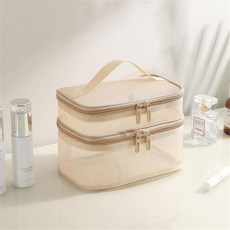 Stilvoller doppelter Kosmetik-Organizer Brehn