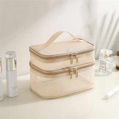 Stilvoller doppelter Kosmetik-Organizer Brehn