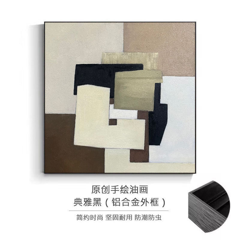 Abstrakte Geometrische Leinwand Wandkunst