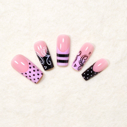 Künstlerisches Quadrat-Nageldesign-Set Brehn