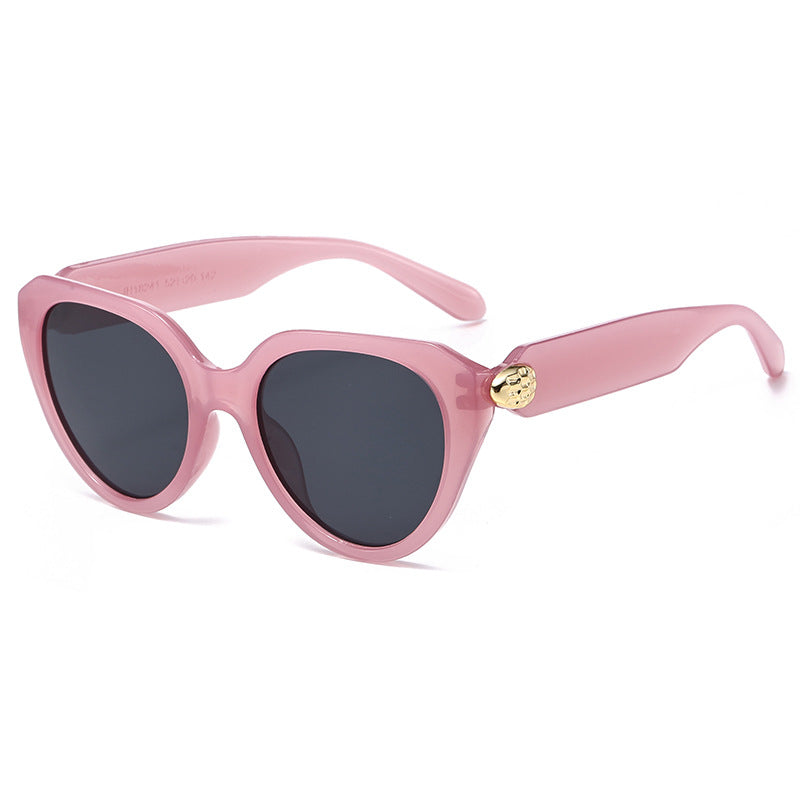 Damen Cat-Eye Sonnenbrille mit goldenen Akzenten und schützendem UV-Filter Brehn