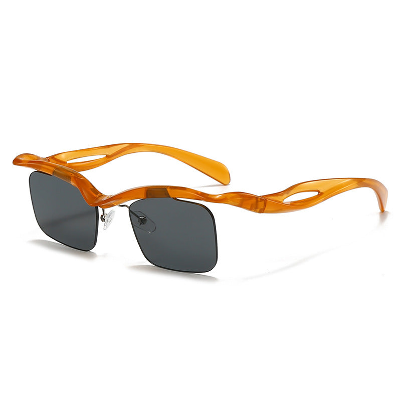 Damen modische Sonnenbrille mit innovativem Rahmen Brehn