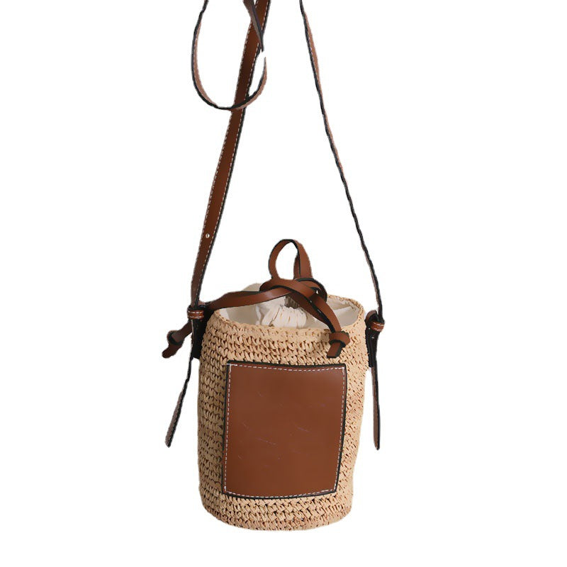 Modische Rucksacktasche Aus Geflochtenem Material Brehn