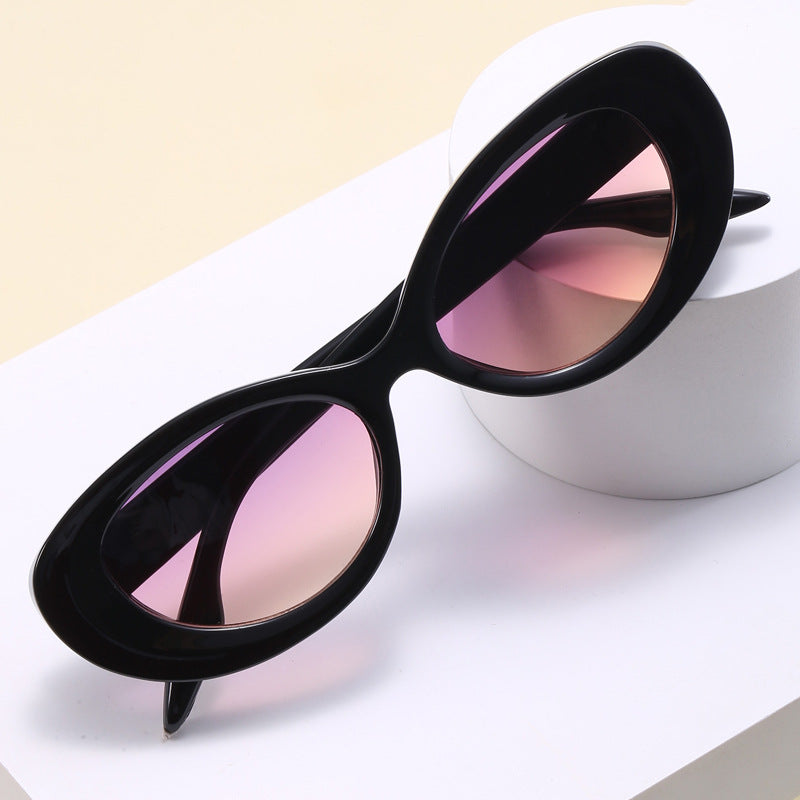Damen elegante Retro-Sonnenbrille mit UV-Schutz Brehn