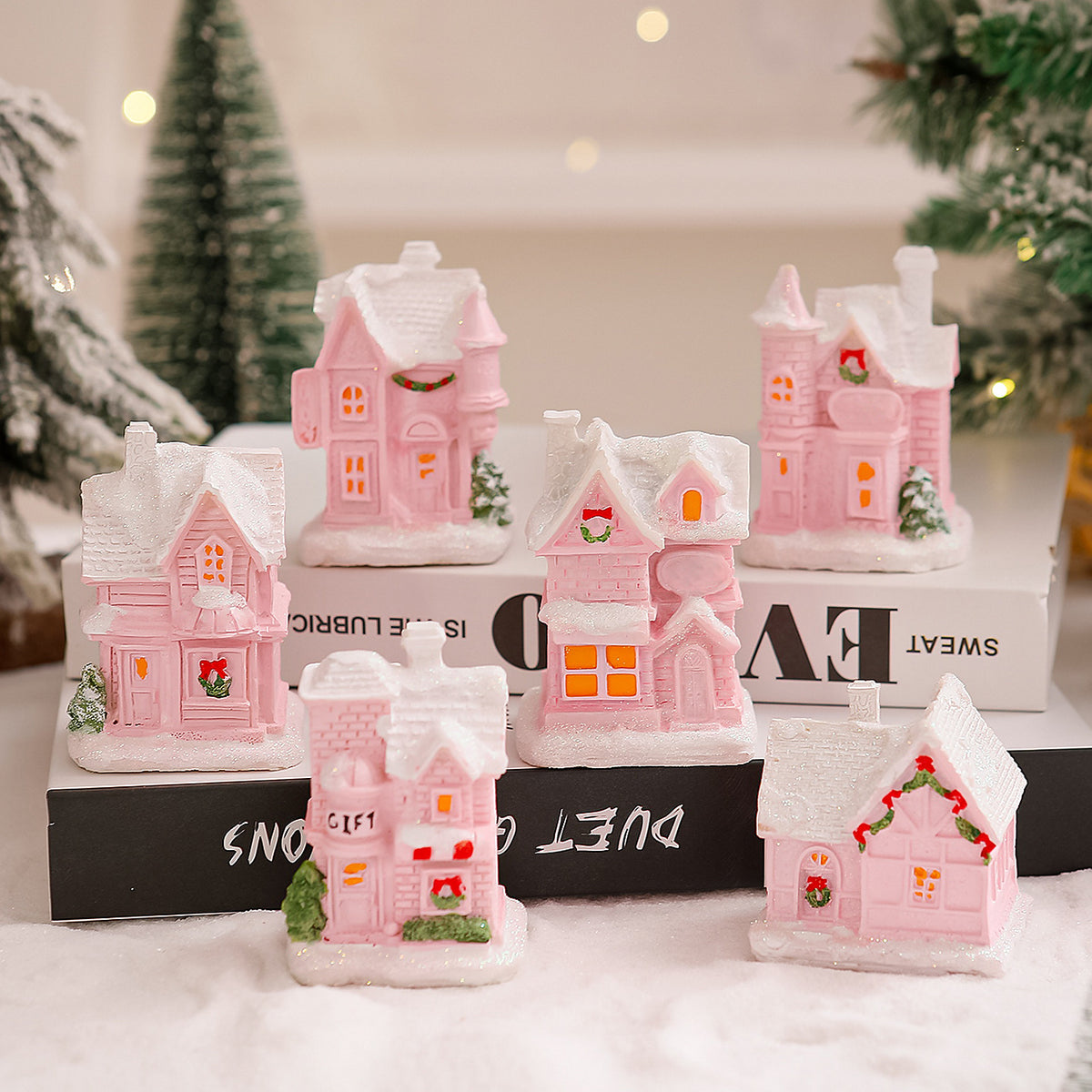 Beleuchtetes Weihnachtsdorf Haus Deko Brehn