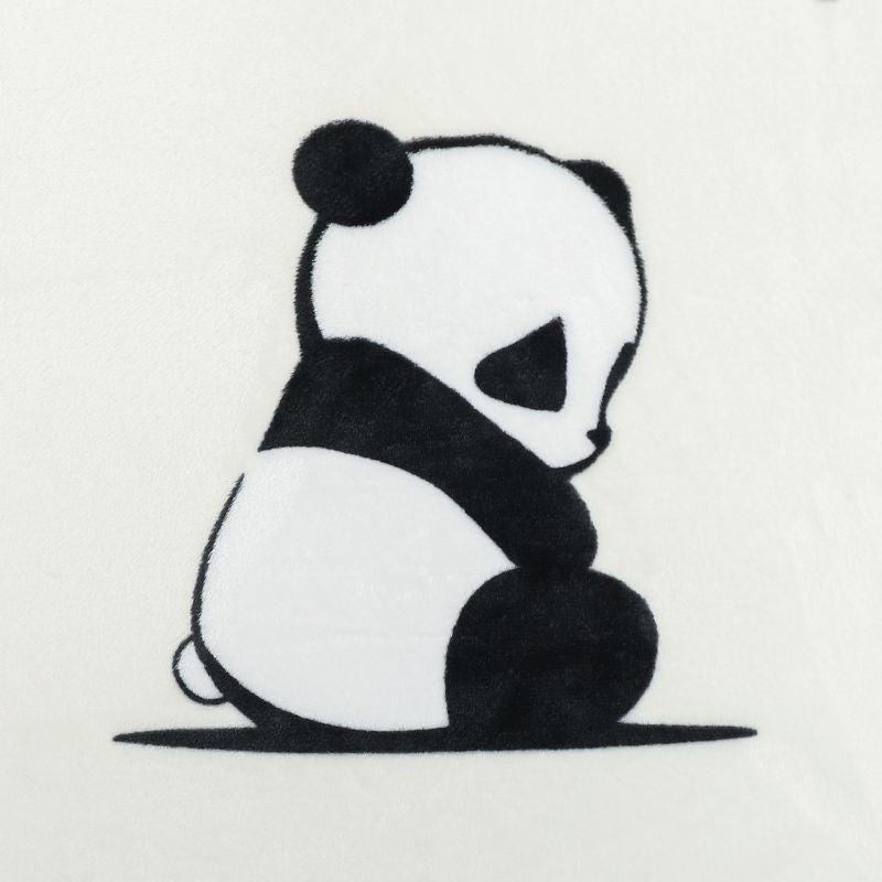 Gemütliche Panda-Themen Plüsch-Wurfdecke