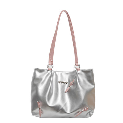 Elegante Faux-Leder Hobo Tasche