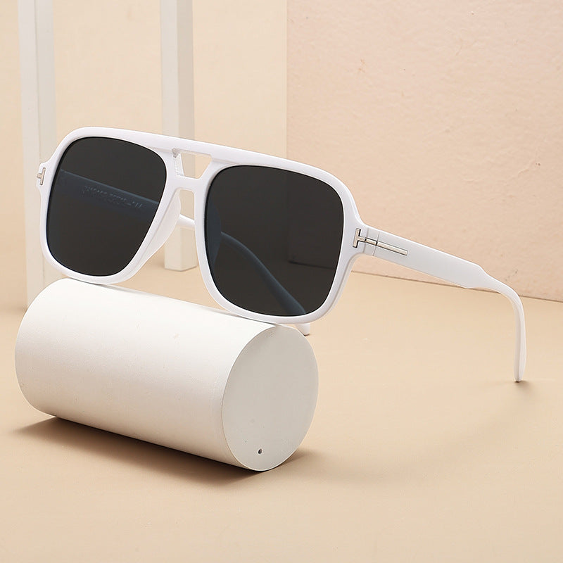 Damen Modische quadratische Sonnenbrille mit robustem Rahmen Brehn