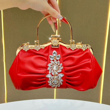 Verziertes vintage-inspiriertes Abendtasche