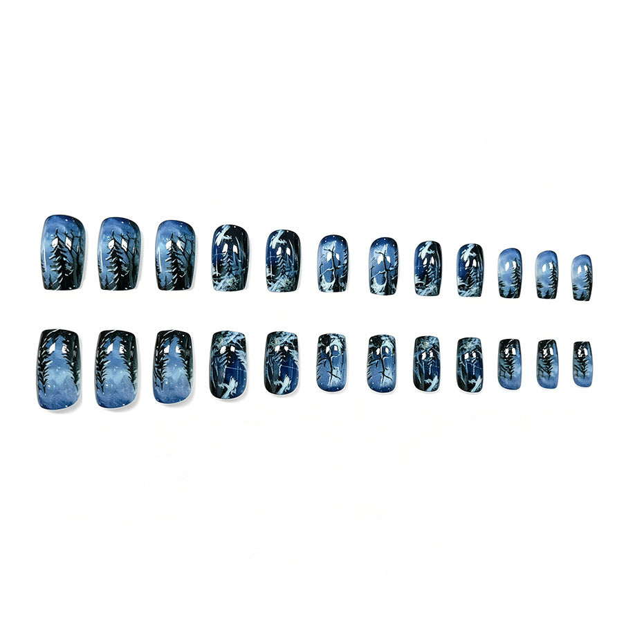 Winter Wonderland Acryl Nagelkunst Brehn