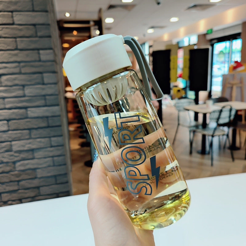 Damen Multifunktionale Sport-Trinkflasche mit fruchtigem Infuser Brehn