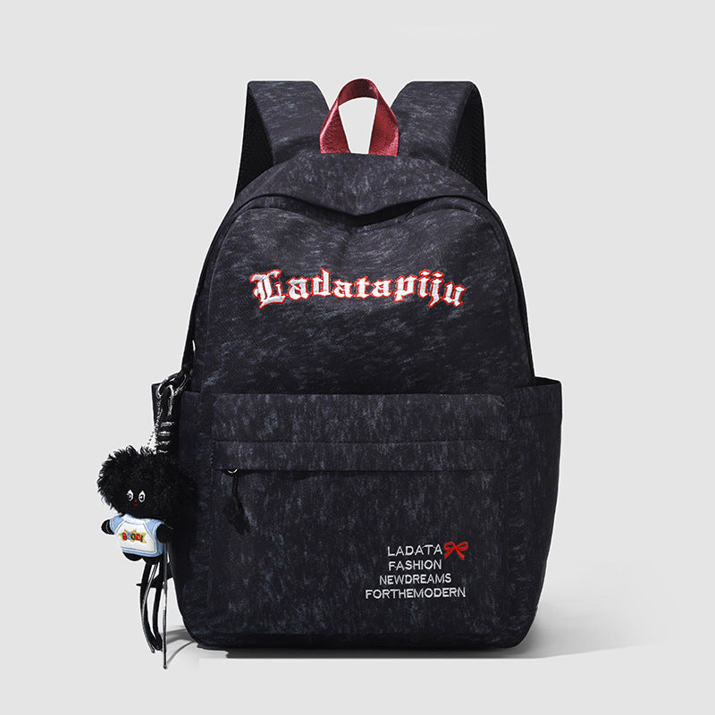 Lässiger bestickter Rucksack