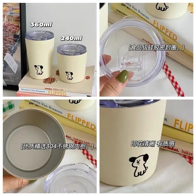 Damen Isolierbecher mit lustigem Tierdesign Brehn