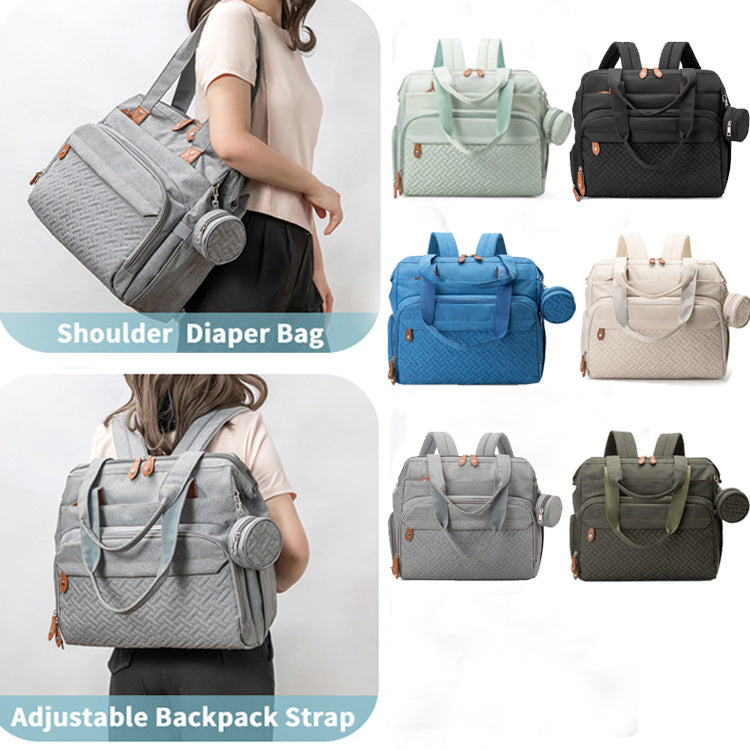 Multifunktionales Wickelrucksack-Set Brehn