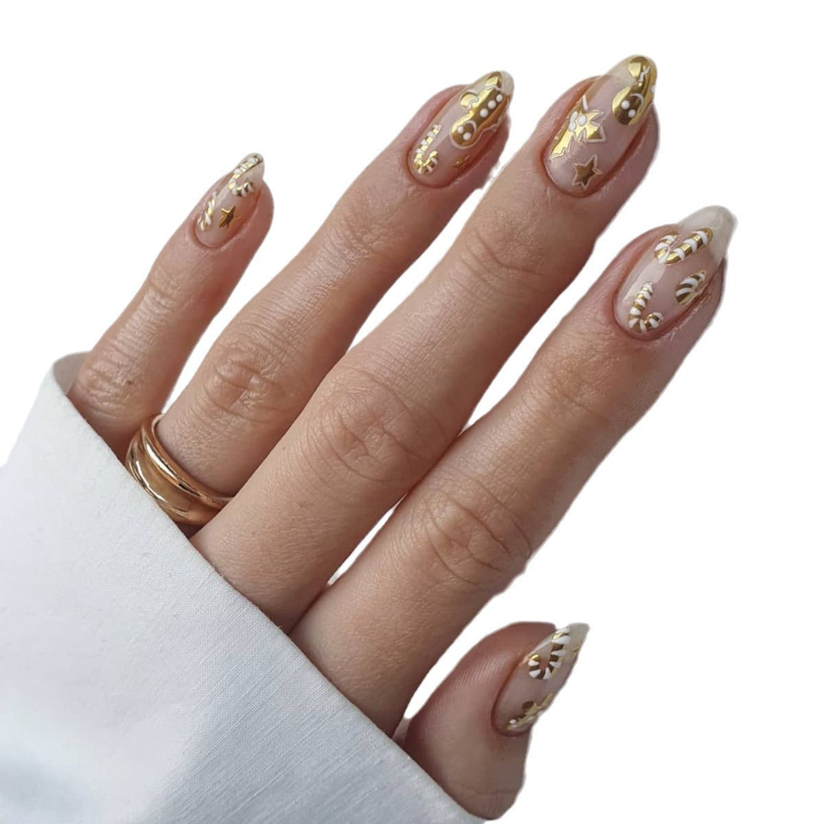 Gold Foil Dekorative Nagelkunst