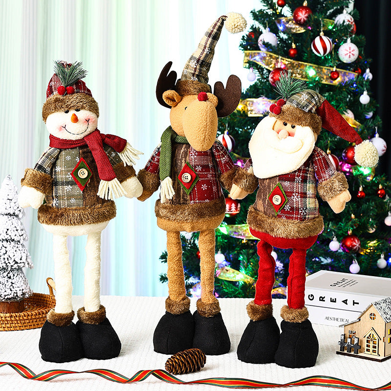 Niedliche Weihnachtsdekorationsfigur im Rentier-Look Brehn