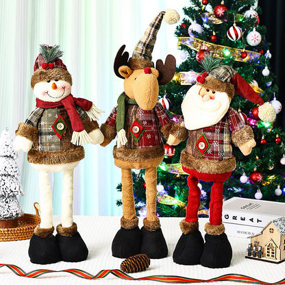 Niedliche Weihnachtsdekorationsfigur im Rentier-Look Brehn